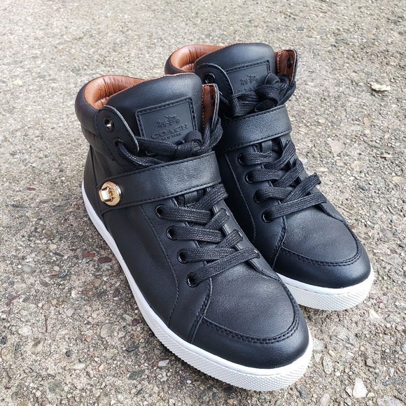 Coach Shoes - Coach Pembroke Hi-Top Sneakers